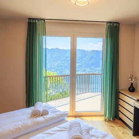 公寓 Adlerblick Penthouse Mit Panoramaseeblick Ossiacher