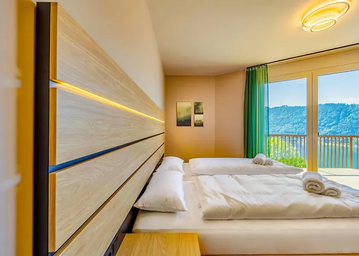 Adlerblick Penthouse Mit Panoramaseeblick Ossiacher Lägenhet *